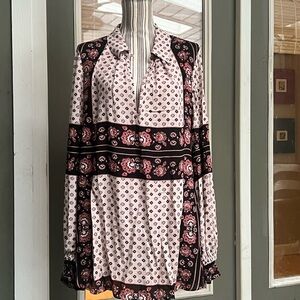 Free People Floral Patterned Blouse